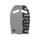Arena Unisex Adult Swim Kickboard for Men and Women Swimming Training Aid Foam Boogie Board Pool Floats Exercise Equipment Silver