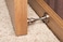 SOSS Zinc Magnetic Door Stop with Hidden Screw Mounts White Exterior Finish MDHBWHHS 7 x 1 inches