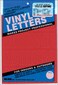 Duro Decal Permanent Adhesive Vinyl Letters  Numbers 2 Gothic Red