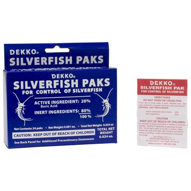 Dekko Silverfish Packs for Insects