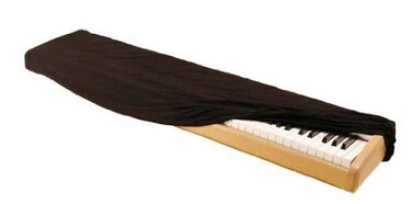 OnStage Keyboard Dust Cover for 88 Key Keyboards Black