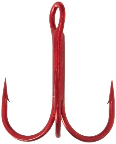 Gamakatsu 47309 Treble Hks Red 1 Count Pack of 1