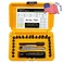 Chapman MFG 7331 AllPurpose Standard Screwdriver Set  Includes Phillips SAE Allen Hex  SlottedFlathead Bits  Complete Set Offers 24 USA Made Insert Bits  Mini Ratchet Hand Tool Yellow Case