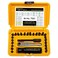 Chapman MFG 7331 AllPurpose Standard Screwdriver Set  Includes Phillips SAE Allen Hex  SlottedFlathead Bits  Complete Set Offers 24 USA Made Insert Bits  Mini Ratchet Hand Tool Yellow Case