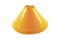Kwik Goal Jumbo Disc Cones Yellow Pack of 12 6Inch x 11Inch