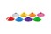 Kwik Goal Disc Cone Red Pack of 25  2 12Inch x 7 12Inch