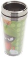 Spoontiques  Insulated Travel Mug  Marvin The Martian Coffee Cup  Coffee Lovers Gift  Funny Coffee Mug  14 oz  Green