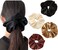 Large Satin Scrunchies Oversized Scrunchies Jumbo Scrunchies Sleeping Giant Scrunchie No Damage Big Satin Silk Scrunchies for WomenL