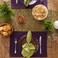 DII Ribbed Placemat Set Eggplant 6 Count CAMZ33242