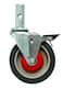 Magliner 131020B 5 x 114 Polyurethane Replacement Swivel Caster with Brake for Gemini Convertible Hand Trucks 5 Diameter 114 Wide Black Red Silver Brown