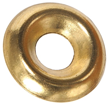 The Hillman Group 12518 Brass Plated Countersunk Finishing Washer 80Pack