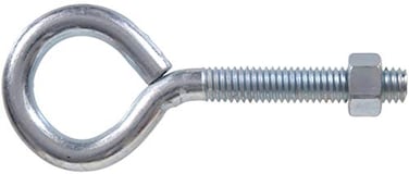 The Hillman Group 516 Eyebolts with Nuts 516 x 3 14Inch 8PackZinc