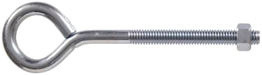 The Hillman Group 519 Eyebolts with Nuts 38 x 6Inch 4Pack  Zinc