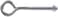 The Hillman Group 519 Eyebolts with Nuts 38 x 6Inch 4Pack  Zinc