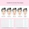 NswfDzk Invisible facial lifting tape Instant facial lift Vshaped face tape Facial lifting tape for wrinkled skin v shape face lift jowls tightening smile line patches neck wrinkle patches 100P