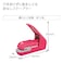 Kokuyo Stapleless Stapler Red Pink Harinacs Press Holeless for 5 Sheets Binding SLNMPH105P