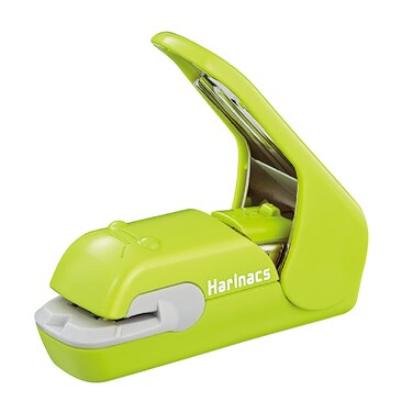 Kokuyo Stapleless Stapler Green Harinacs Press Holeless for 5 Sheets Binding SLN MPH105G