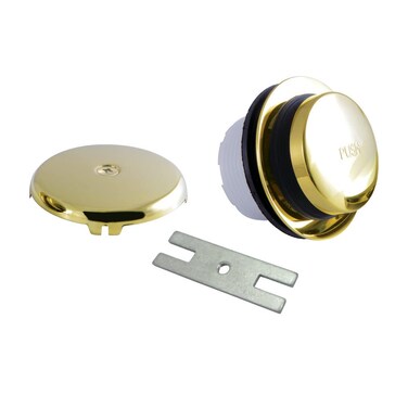 Kingston Brass DTT5302A2 Match TouchToe Tub Drain Kit Polished Brass