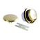 Kingston Brass DTT5302A2 Match TouchToe Tub Drain Kit Polished Brass