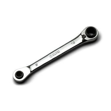 Capri Tools 4in1 120Tooth Box End Reversible Ratcheting Wrench 8 10 12 13 mm Metric