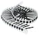 Senco 07A200P Duraspin7 by 2 Drywall to Wood Collated Screw 1 000per Box  grey