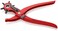 KNIPEX  90 70 220 Tools  Revolving Punch Pliers 9070220 Red