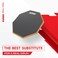 Evans RealFeel  Drum Practice Pad  Drum Pad  Drummer Practice Pad  Gum Rubber Single Sided Stand Mountable 7 inch