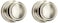 SCHLAGE Andover Passage Knob Andover Rose Satin Nickel 28 x 28 x 24 inches  FA10AND619F10AND619AND
