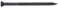 The Hillman Group 41906 Trim Screw 6 X 214Inch  black