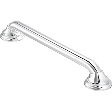 Moen Chrome Bathroom Safety 16Inch Designer Shower Grab Bar with Concealed Screws for Handicapped or Elderly LR8716D3CH