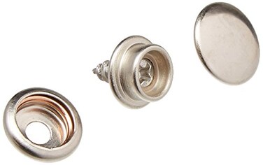 General Tools 1268 Screw Snap Fastener Refills 6 Fastener Sets Brass