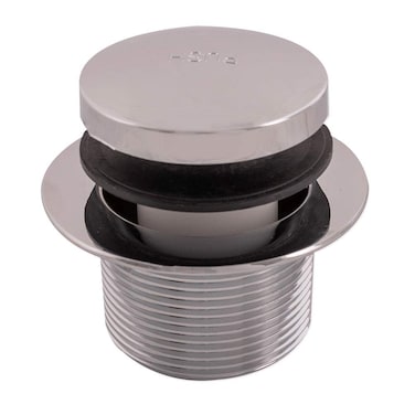 Eastman TipToe Bath Drain Assembly Kit with Flange and Drain Washer 112 Inch x 115 Inch Coarse Thread Chrome Plated 35235