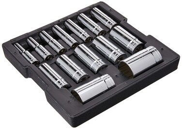 GEARWRENCH 14 Pc 12 Drive 12 Pt Deep Socket Set SAE  80732