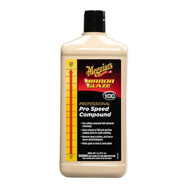 Meguiars Pro Speed Compound M10032  FastCutting Compound for Heavy Scratch and Swirl Removal  Professional Car Polish  Compound That Removes up to 1200 Grit Sanding Marks 32 Oz