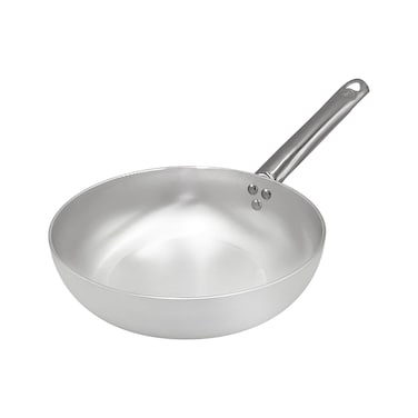 Pentole Agnelli ALMA111B20 pots High Skipping Pan Professional Aluminum Silver 20 cm