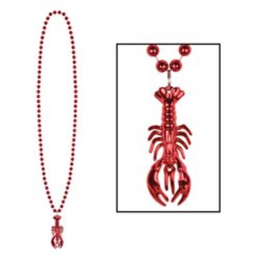 Beads with Crawfish Medallion