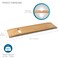 DMI Transfer Board and Slide Board made of HeavyDuty Wood for Patient Senior and Handicap Move Assist and Slide Transfers Holds up to 440 Pounds 1 Cut out Handle 30 x 8 x 75