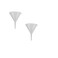 Hutzler Polypropylene Mini Funnel 1 oz natural