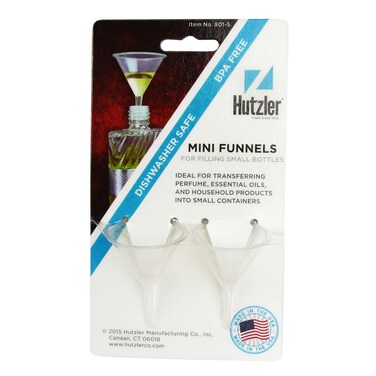 Hutzler Polypropylene Mini Funnel 1 oz natural