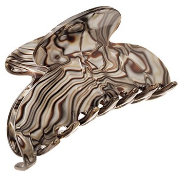 France Luxe Couture Jaw Hair Clip  Onyx  French Medium Hair Clips  Claw Clip for Thick Hair  Cellulose Acetate Claw Clips