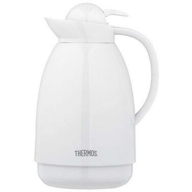Thermos 34OZ WHT Glass Carafe Pack of 1 white