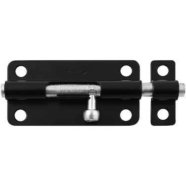 National Hardware N151621 V834 Barrel Bolt in Black4 Inch