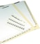 Tabbies Index Divider Index Diveder 58000  White