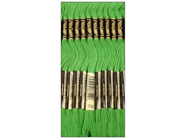 Dmc 6Strand Embroidery Cotton 87ydKelly Green