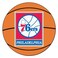FANMATS NBA Philadelphia 76ers Nylon Face Basketball Rug  26 diameter