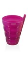 Sip  a  cup with Builtin Straw  Colors Vary  Qty1