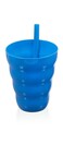 Sip  a  cup with Builtin Straw  Colors Vary  Qty1
