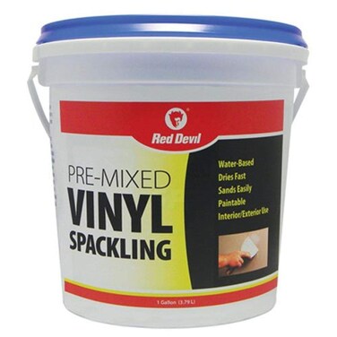 Red Devil 0531 1 Gallon PreMixed Vinyl Spackling White