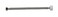 Fluidmaster B3T20 Toilet Connector Braided Stainless Steel  12 Female Compression Thread x 78 Ballcock Thread 20 Length
