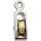 National Hardware N223404 3203BC Fixed Single Pulley in Nickel